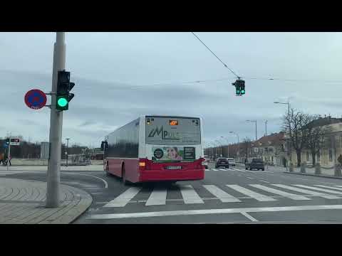 Driving in Vienna , downtown / from 13th to the 19th district / and than to the Graz Styria