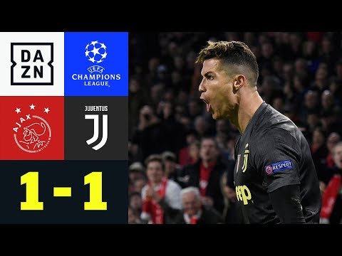 Cristiano Ronaldo beschert gute Ausgangslage: Ajax - Juventus 1:1 | UEFA Champions League | DAZN