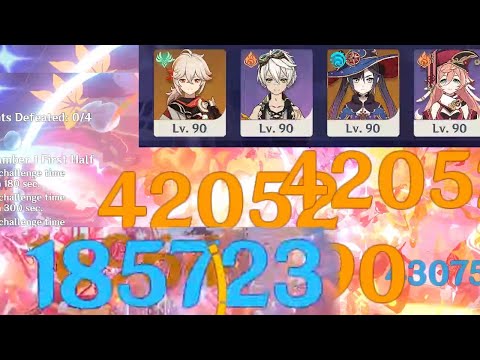 C6, Triple Crown, Yanfei Spiral Abyss Floor 12, Chamber 1 Test.