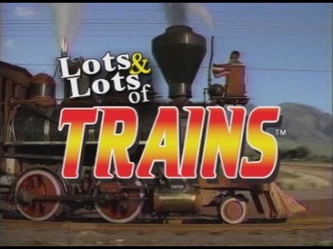 Lots & Lots of Trains for Kids | Steam and Diesel Trains in Action | DVD Gift
