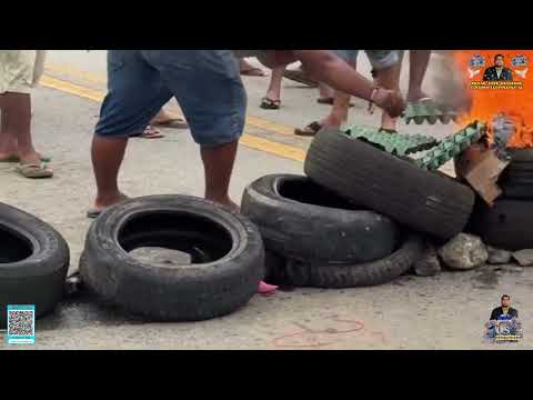 Protesto colônia Leopoldina AL 