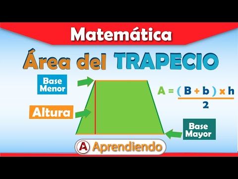 🔹📐ÁREA DEL TRAPECIO en 5 minutos | SÚPER FÁCIL | Aprendiendo