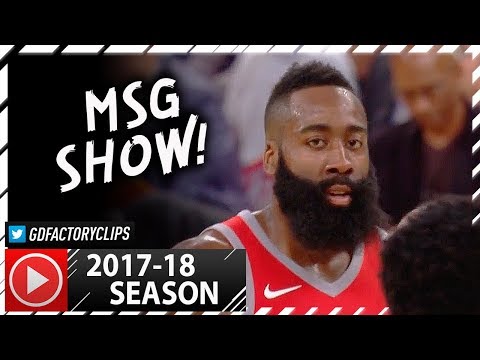 James Harden Full PS Highlights vs Knicks (2017.10.09) - 36 Pts, 9 Reb, 11 Ast!