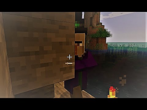 Surviving a Witch Attack in Minecraft Hardcore!
