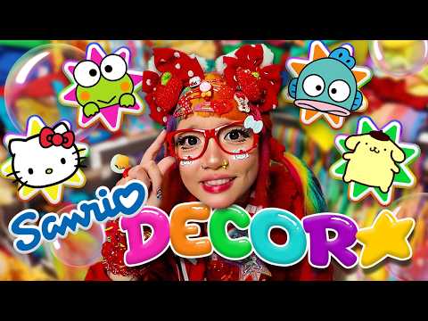 I created DECORA outfits inspired by SANRIO characters!