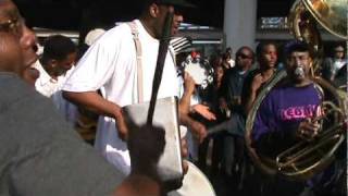 Rebirth Brass Band perform 'A.P. Tureaud' for Treme Sidewalk Steppers 2011 Second Line