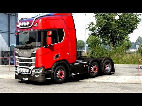 ETS 2 - New Gen Scania R520 Transporting Vinegar from Aalborg
