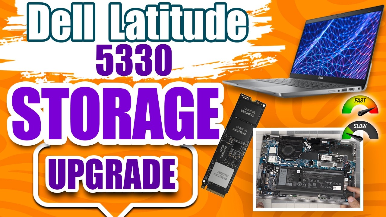 How to Upgrade SSD Storage on Dell Latitude 5330 Laptop