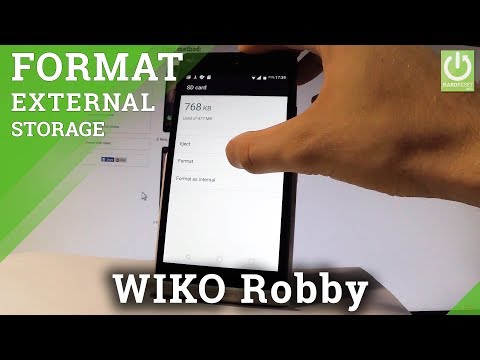 How to Erase SD Card in WIKO Robby - Format Memory Card in Android