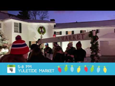 Shrewsbury, MA Town Center Association - 2021 Lighting of the Common / Yuletide Market Promo