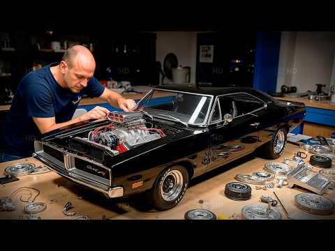 Mann baut ein UNGLAUBLICHES 7.000 $ Modellauto mit ECHTEM Motor & Luftfederung