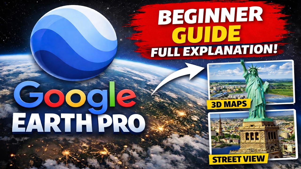 Complete Google Earth Pro Tutorial for Beginners (Step-by-Step Guide)
