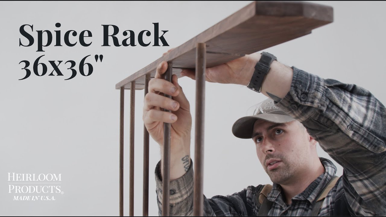 36" Spice Rack - Assembly Guide