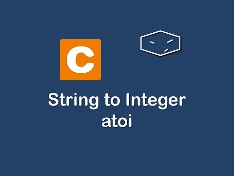 string to integer in c