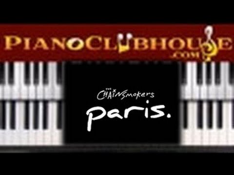 🎹 How to play "PARIS" by The Chainsmokers (easy piano tutorial lesson)