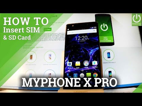 How to Set Up SIM and SD Card in myPhone X PRO- SIM & SD Installation
