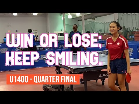 Sophia BAI [826] vs Kelvin E - Quarter Final - U1400 CCTTA Top 8 #tabletennis #pingpong #tt