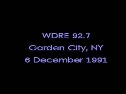 WDRE 92.7 Garden City, NY - 6 December 1991