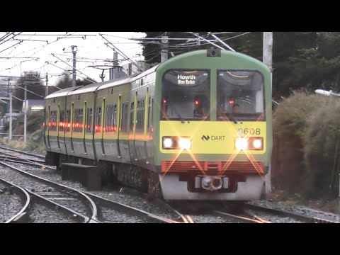 Irish Rail 8100 and 8500 Class Dart Trains - Howth Junction Station, Dublin