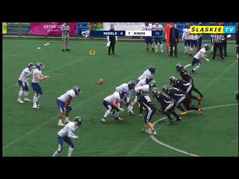 Krakow Kings runningback Alonzo Brock's big game