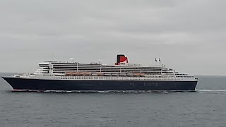A 10 minute 1000 step walkabout on Cunard's Queen Mary 2. QM2.