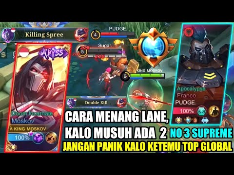 PUSH TOP GLOBAL MOSKOV LAGI, KETEMU FRANCO SUPREME NO 3, HOOK BIKIN NGERI - MOBILE LEGENDS