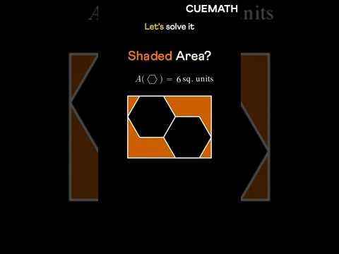 Math puzzle — two hexagons in a rectangle