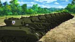 Girls und panzer ost Us Field Artillery March