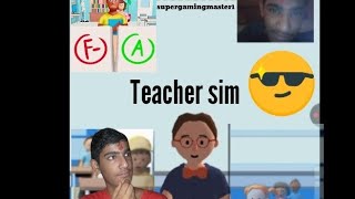 teacher simulator game | funny classroom gameplay 😂📚 #gaming #viral #toptrending #supergamingmaster1