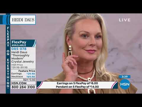 Heidi Daus "Thoroughly Modern" Enhancer Pendant with Cor...