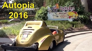 Disneyland Autopia FULL POV Ride 2016 Updated Presented by Honda, Tomorrowland
