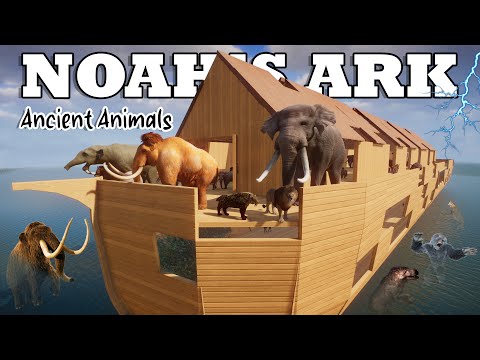 200+ Ancient Animals Race in Noah's Ark Planet Zoo included Mammoth, Smilodon, Yeti & Elephant Bird
