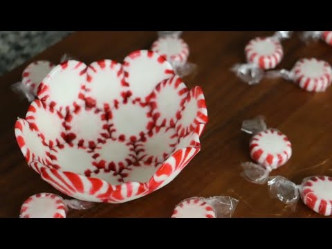 How to Make Peppermint Candy Bowls
