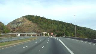 preview picture of video 'Driving up Sideling hill in my Schneider truck on Interstate 68 in Maryland'