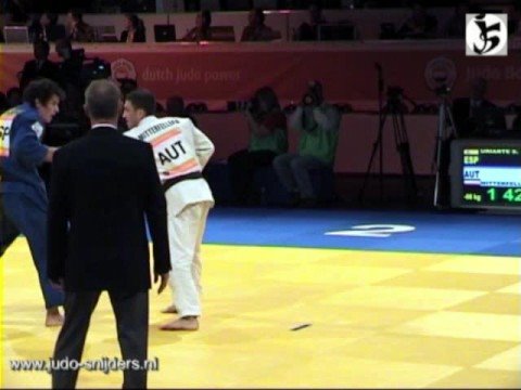 Judo Rotterdam 2008 Uriarte (ESP)- Mitterfellner (AUT) [-66kg]