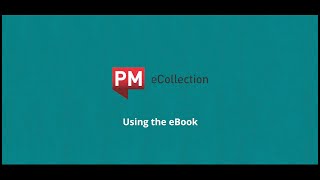 PM eCollection: Using the eBook