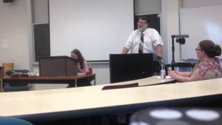 Bob Talking At The College Of William And Mary