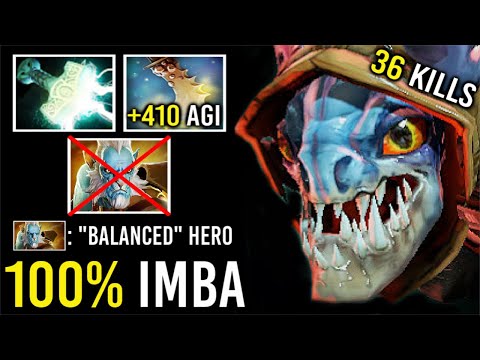 WTF +410 Agi 36 Kills Mjollnir Slark vs Pro PL Non-Stop in Shadows Most "Balanced" Hero 7.30 Dota 2