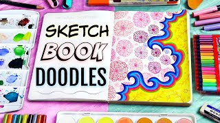 4 WAYS TO FILL YOUR SKETCHBOOK // Drawing & Doodle Ideas