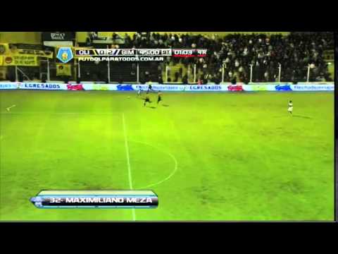 Gol de Maximiliano Meza Olimpo 0-2 Gimnasia LP