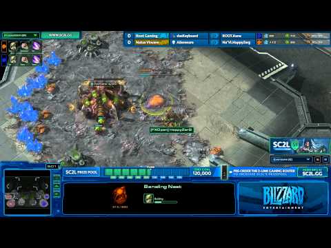 SC2L Week 2 - ROOTGaming vs Na'Vi - G1