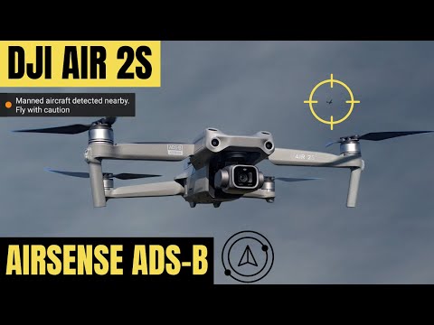 DJI AIR 2 ADS-B AIRSENSE IN ACTION!