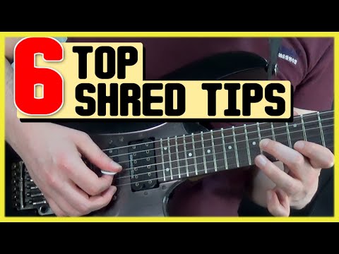 6 SHRED GUITAR TIPS - Better, Faster, Cleaner Shredding