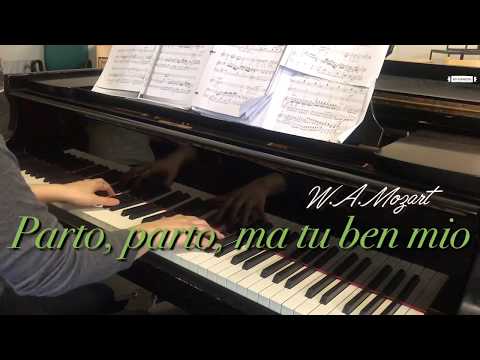Parto, parto, ma tu ben mio, karaoke, Accompaniment, Sesto, La clemenza di Tito, Mozart