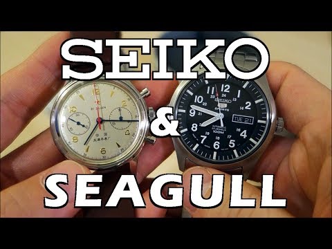 Seiko SNZG13 Automatic & Seagull 1963 Reissue Chronograph Unboxing! - Perth WAtch Suppl #11