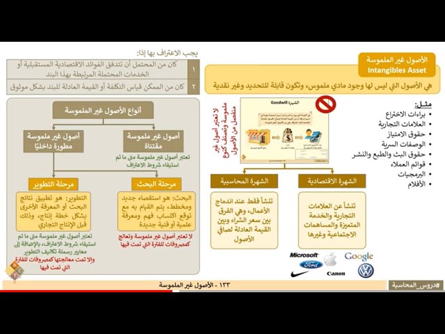 133 - الأصول غير الملموسة
