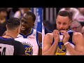 Stephen Curry cries after Draymond Green got ejected 4mins into the game 😳