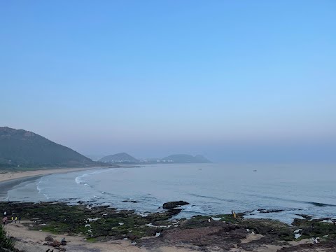 Tenneti Park Beach Vizag | East Coast | Visakhapatnam Beach | Rushikonda Views | MV - MAA Cargo Ship