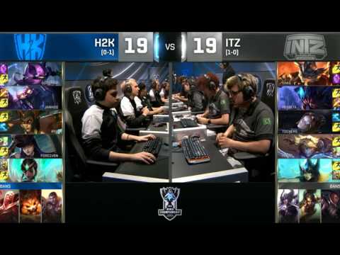 H2K vs ITZ - Week 1 Day 2 | Group C LoL S6 World Championship 2016 W1D2 | H2K Gaming vs INTZ