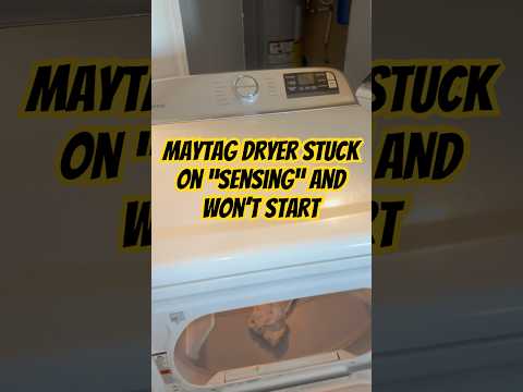 Newer Maytag Dryer won’t start, screen says “Sensing”, Parts Link https://a.co/d/7KJncBe #maytag